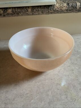 Fire King Vintage Peach Lustre bowl